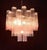 Vintage murano chandelier, barovier style, 80s. Round chandelier with alternating murano glass, with multiple glass...