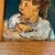 1970’s Original Alexander Dobkin Impressionist Child Portrait Painting For Sale - Image 4 of 6