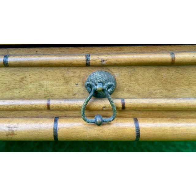 Late 18th Century French Faux Bamboo Spice Cabinet For Sale - Image 13 of 16