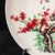 Ceramic Chinese Ceramic Plate,Famille Rose Porcelain Plate Hand Painted Flowers and Birds Pattern For Sale - Image 7 of 10