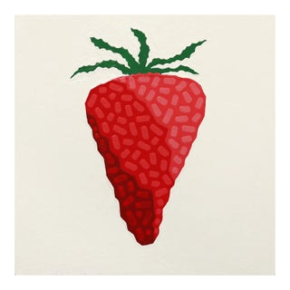 Strawberry and Cream - Vibrant Southwest Inspired Pop Art Painting Original Artwork by Will Beger For Sale