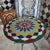 Moroccan Moroccan Mosaic Tile Handmade Ceramic Table For Sale - Image 3 of 6
