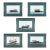 Set of Five 19th Century China Trade Watercolors of Junks on Pith Paper For Sale