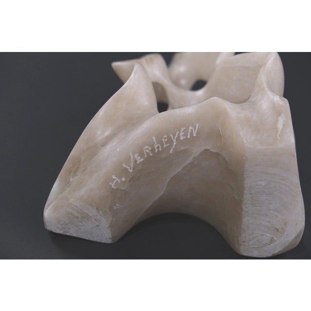 Hugo Verheyen, Alabaster Sculpture Labyrinth, 1970s, Marble For Sale - Image 4 of 9