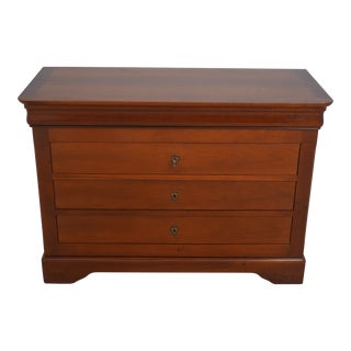 Grange French Empire Cherry 4 Drawer Dresser For Sale