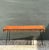 Chocolate Vintage Woven Rattan and Metal Coffee Table For Sale - Image 8 of 12