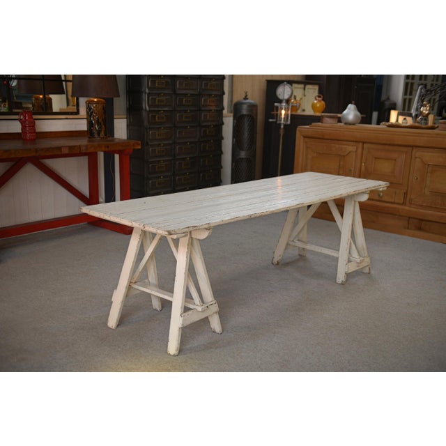 White Pine Table, 1950s For Sale - Image 6 of 13