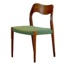 Teak Chair attributed to Niels Otto Møller for J.L. Møllers Furniture Factory, 1960s For Sale
