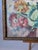 1960s 1964 Floral Still Life Painting on Canvas in Carved Frame, Signed For Sale - Image 5 of 11