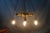 Brass Antique Victorian Brass 4 Light Parlor Drop Pendant Light Chandelier 43" For Sale - Image 8 of 11