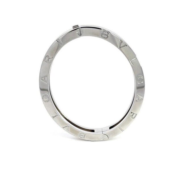 Bulgari B Zero-1 Bangle Steel & 18k Yellow Gold Engraved