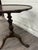 Chippendale Vintage Chippendale Style Pie Crust Top Tripod Tea Table Side Table For Sale - Image 3 of 7