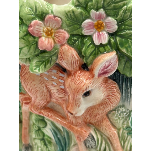 Vintage Fitz and Floyd Woodland Spring Pitcher 1996-2000. Discontinued For Sale - Image 14 of 14