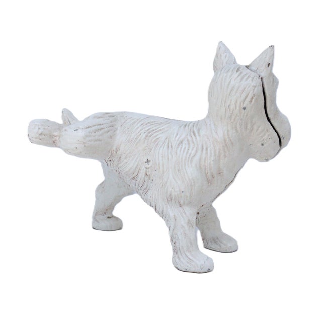 Mid-Century Modern Scottie Terrier Dog Cast Iron For Sale - Image 3 of 5