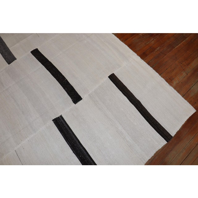 Contemporary 20th Century Zabihi Collection Turkish Kilim - 10' x 12'9" For Sale - Image 3 of 9