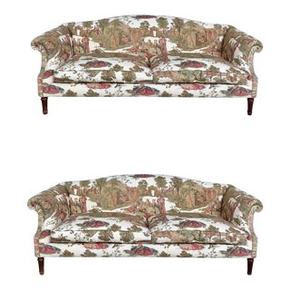 Late 19th Century Sofas in the Manner of Howard and Sons - a Pair For Sale