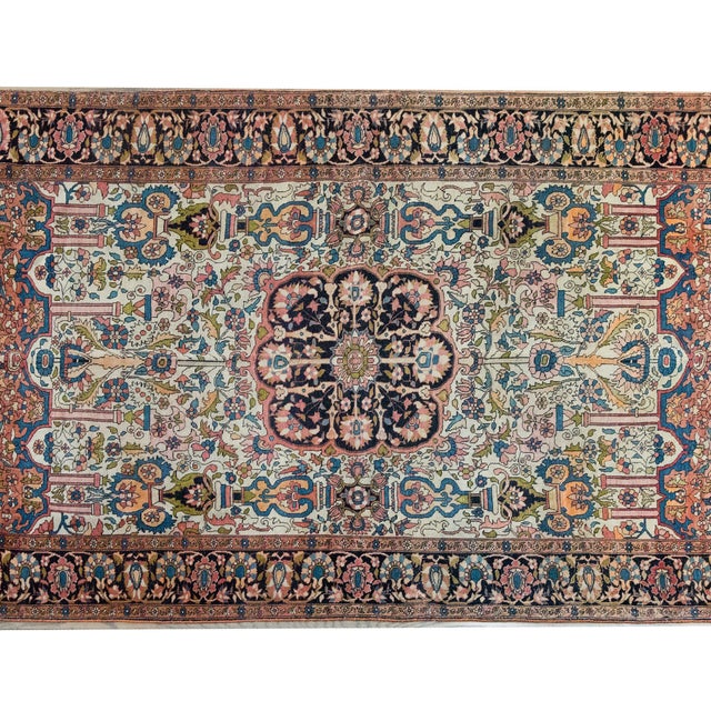 Woven circa 1900, this Sarouk Farahan rug is a refined example of one of the most collectible Persian rug styles. Made in...