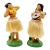 Mid 20th Century Hawaii Hula Girl Ukulele Player & Dancing Bobble Doll Pair For Sale