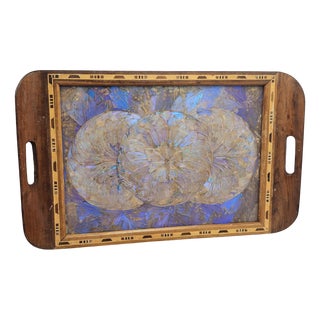 Art Deco Wooden Tray, 1920s For Sale
