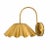 Brass Handcrafted Brass Scalloped Wall Sconce, Fluted Shade Vanity & Bedroom Wall Light For Sale - Image 8 of 10
