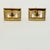 1950s Mid-Century Hollywood Regency Boho Chic “G” Initialed Cufflinks - A Pair. For Sale - Image 4 of 12