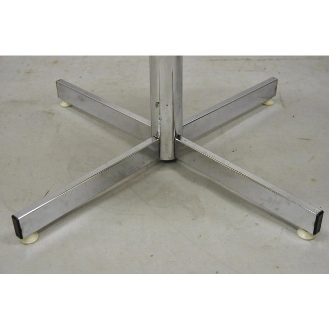 Mid 20th Century Vintage Jansko Mid Century Modern Sculpted Lucite Yellow Vinyl Swivel Chair For Sale - Image 5 of 11