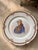 Antique French porcelain cabinet plate featuring a finely hand-painted portrait of King Louis XVI in royal dress, signed...