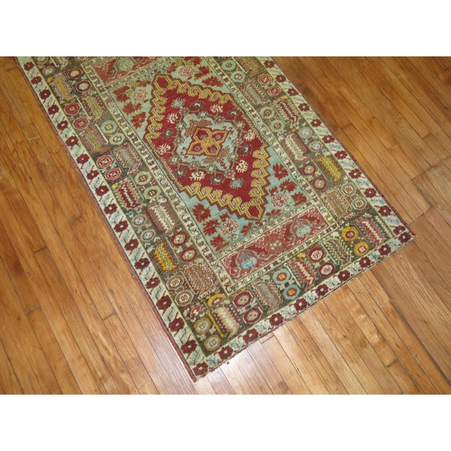 Early 20th Century Turkish Ghiordes Rug rug no.r4279 For Sale - Image 5 of 5