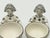 1990s Emilia Castillo "The Couple" Bisque Porcelain Salt Cellars & Sterling Spoons Set - 4 pcs For Sale - Image 14 of 18