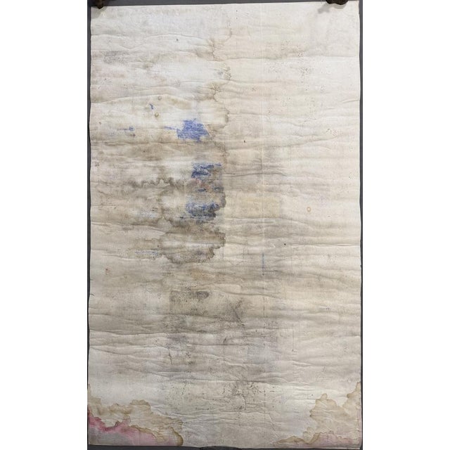 Large Ancestral Portrait of an Aristocratic Couple, Joseon Dynasty (Korea), 1750-1850, Mixed Media For Sale - Image 14 of 15