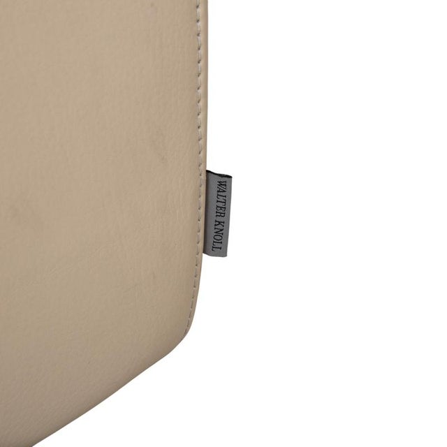 Leather Nelson Armchairs in Cream Beige from Walter Knoll, Set of 2 For Sale - Image 10 of 15