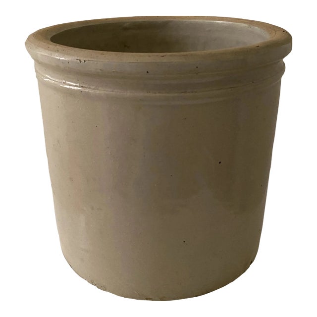 Small Antique Red Wing Stoneware Company Crock For Sale