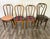 Thonet Vintage Thonet Style Bentwood Dining or Occasional Chairs - Set of 4 For Sale - Image 4 of 8