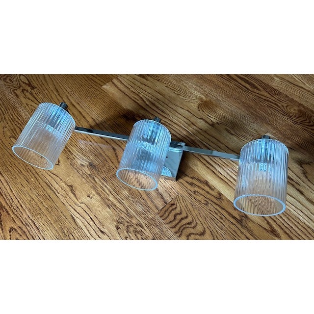 Modern Visual Comfort Generation Lighting Lando 3 Light Vanity Sconce For Sale - Image 3 of 11