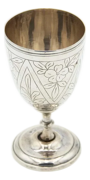 Silver Chalice with Floral Motifs