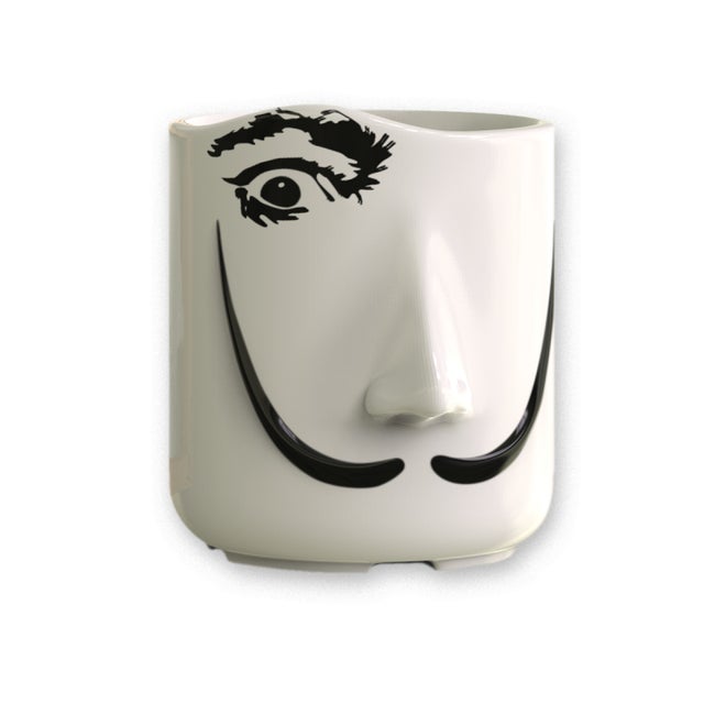 Salvador Dalí Mug Porcelain mug with designs inspired on Salvador Dali´s iconic moustache. This mug has been designed by...