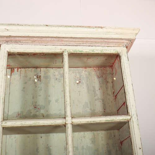 White Georgian Original Painted Bookcase For Sale - Image 8 of 14