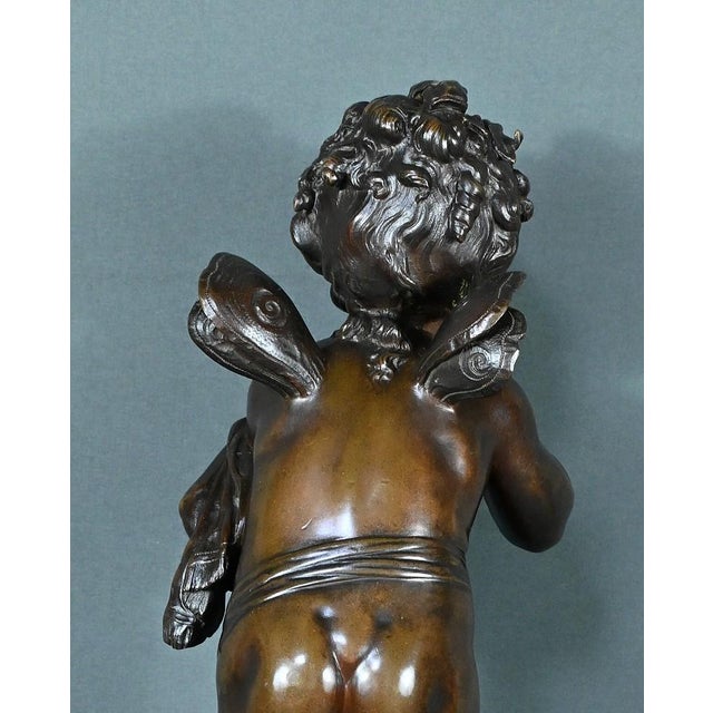 Bronze Love Sending Kisses in Bronze by A. Moreau, 1890s For Sale - Image 14 of 17
