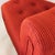 Vintage Space Age Modular or Sectional Curved Sofa in Red Fabric, Tatra Czechoslovakia 1970s, Set of 4 For Sale - Image 11 of 17