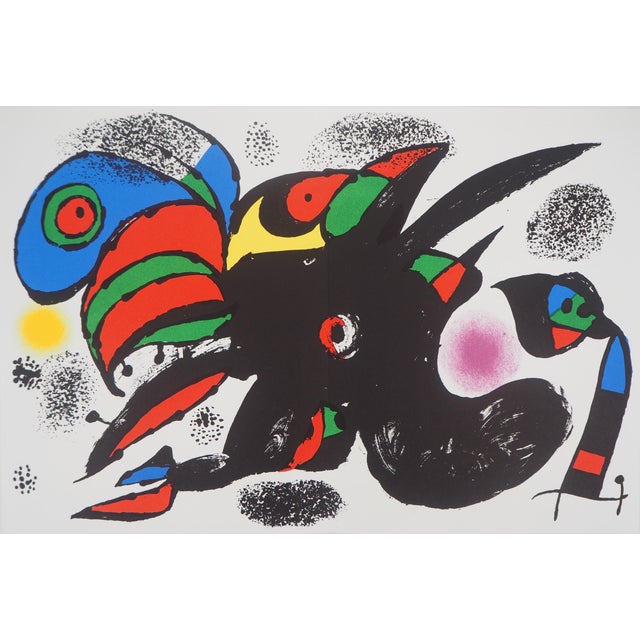 Joan Miro, Fantastic Birds, Original Lithograph For Sale - Image 7 of 7