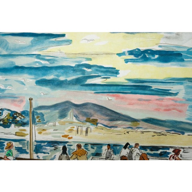 Yves Brayer, La Corniche, Lithograph For Sale - Image 5 of 8
