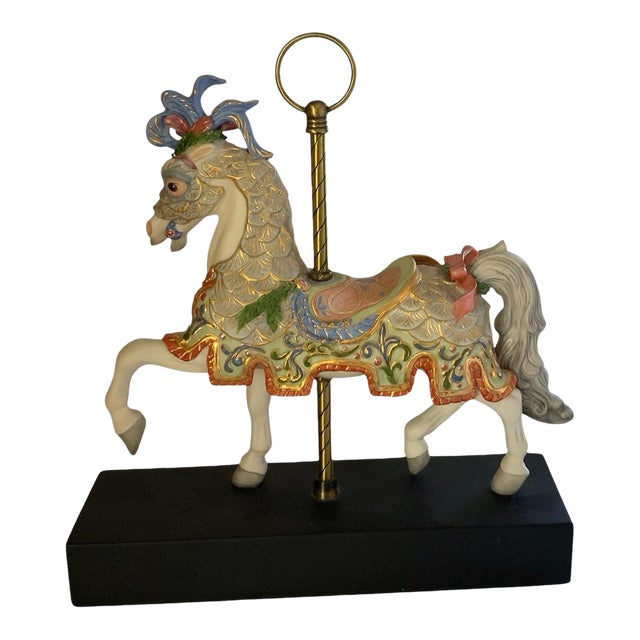 Vintage Cybis Porcelain Carousel Horse "Charger" Limited Edition #145 Usa 1984 For Sale