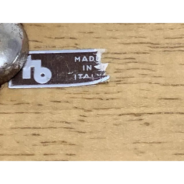 Mid-Century Italian Poplar Briar and Chrome Table Lamp by Tommaso Barbi, 1970s For Sale - Image 10 of 18