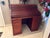 Period 1905-1920 Tambour barrel roll front desk, made of quarter sawn oak, Late victorian- Early Edwardian era, Arts and...