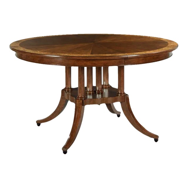 Woodbridge Furniture Hope Dining Table, Bordeaux Finish For Sale