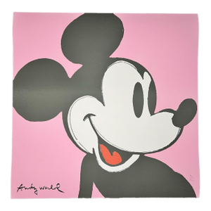 1986 Carnegie Museum of Art After Andy Warhol "Mickey Mouse" Lithograph