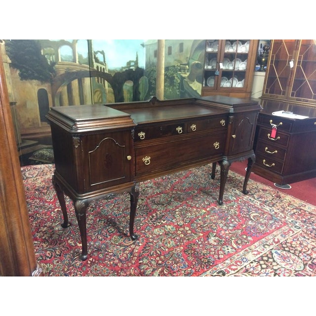 Antique Sideboard Buffet, Art Deco Credenza For Sale - Image 4 of 11