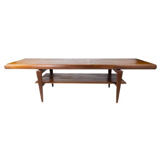 Danish Coffee Table in Teak, 1960s For Sale