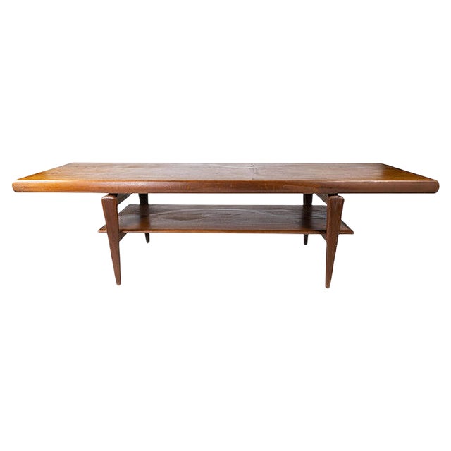 Danish Coffee Table in Teak, 1960s For Sale
