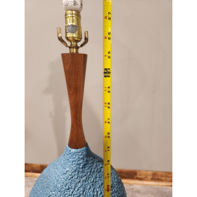 1958 Quartite Creative Corp. Atomic Popcorn Chalkware Table Lamp For Sale - Image 16 of 16